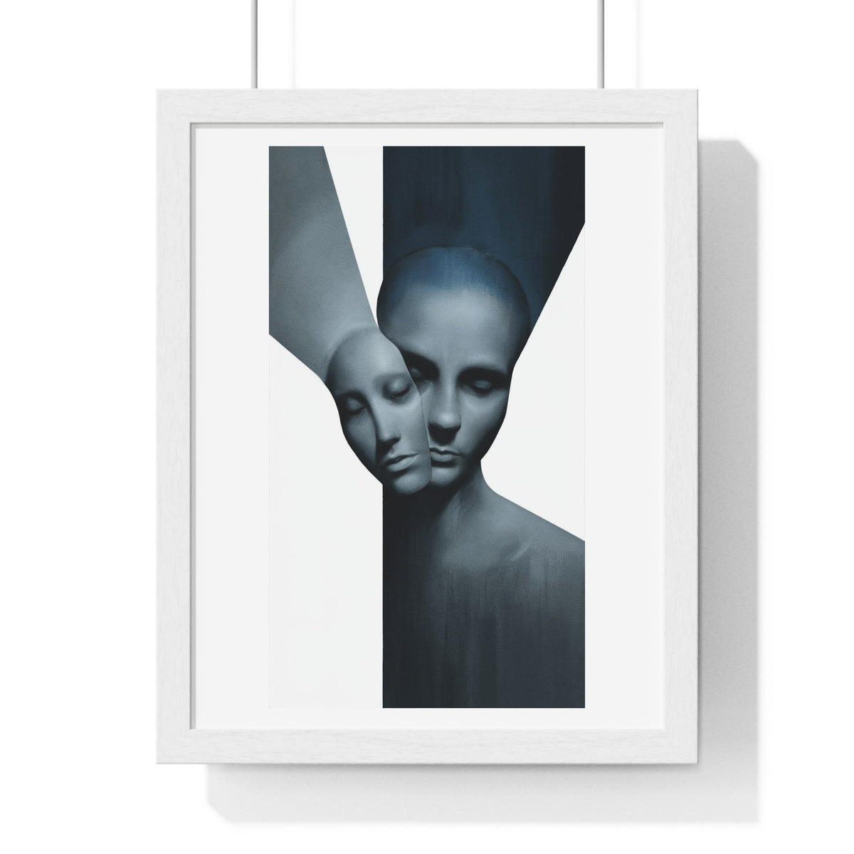 Two Women, Large Decor Art, Framed Print