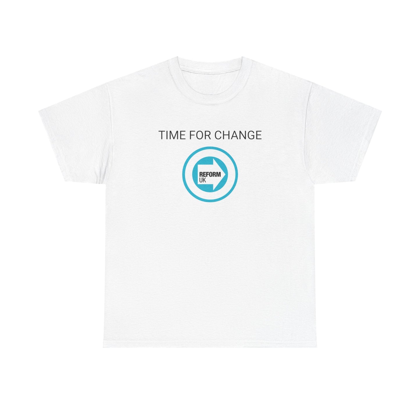 Reform UK Time For Change Cotton T-Shirt