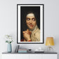 Crazy Nun, Surrealist Art, Large Decor Framed Print