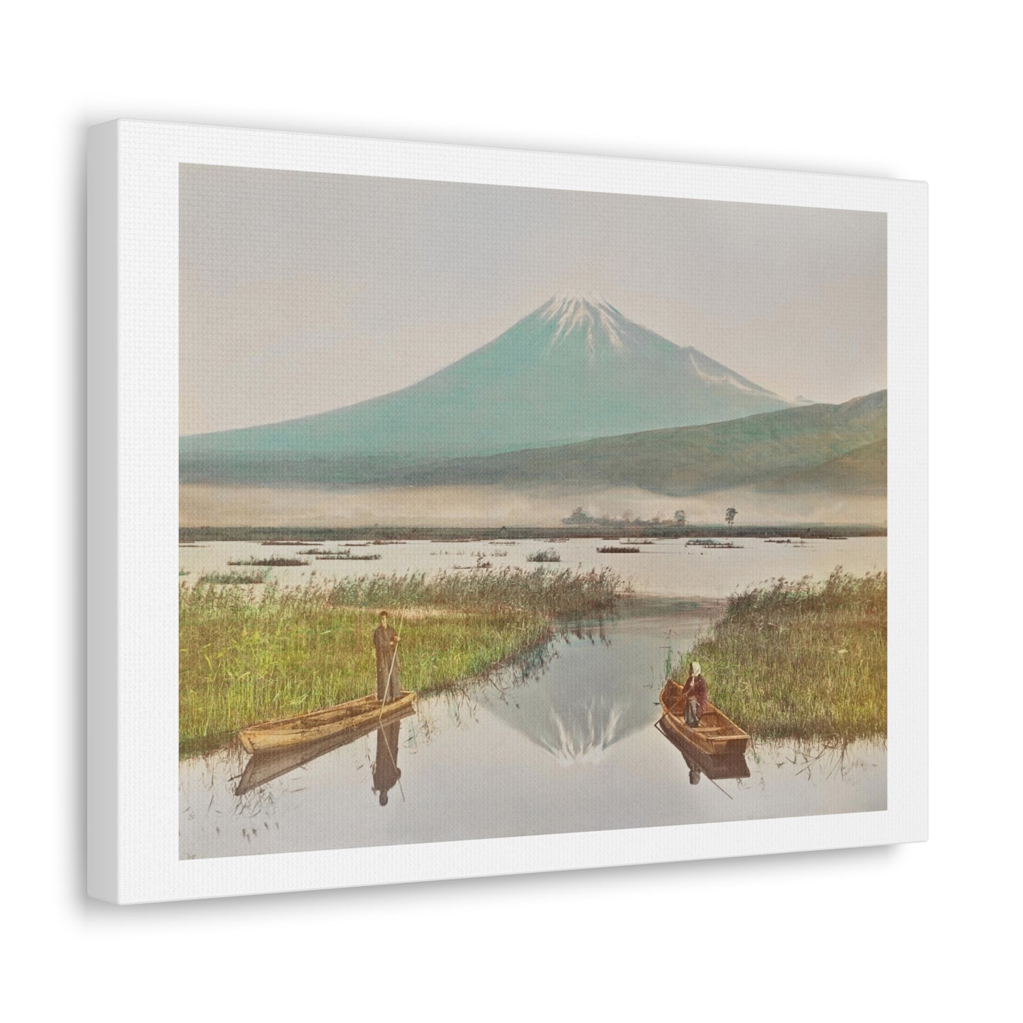 Mount Fuji as Seen from Kashiwabara (1897) by Kazumasa Ogawa, Art Print from the Original on Canvas