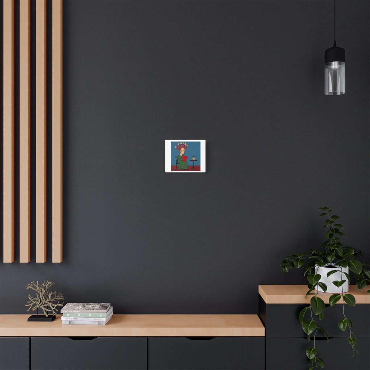 Extra Feelings, Cartoon Art Print on Canvas