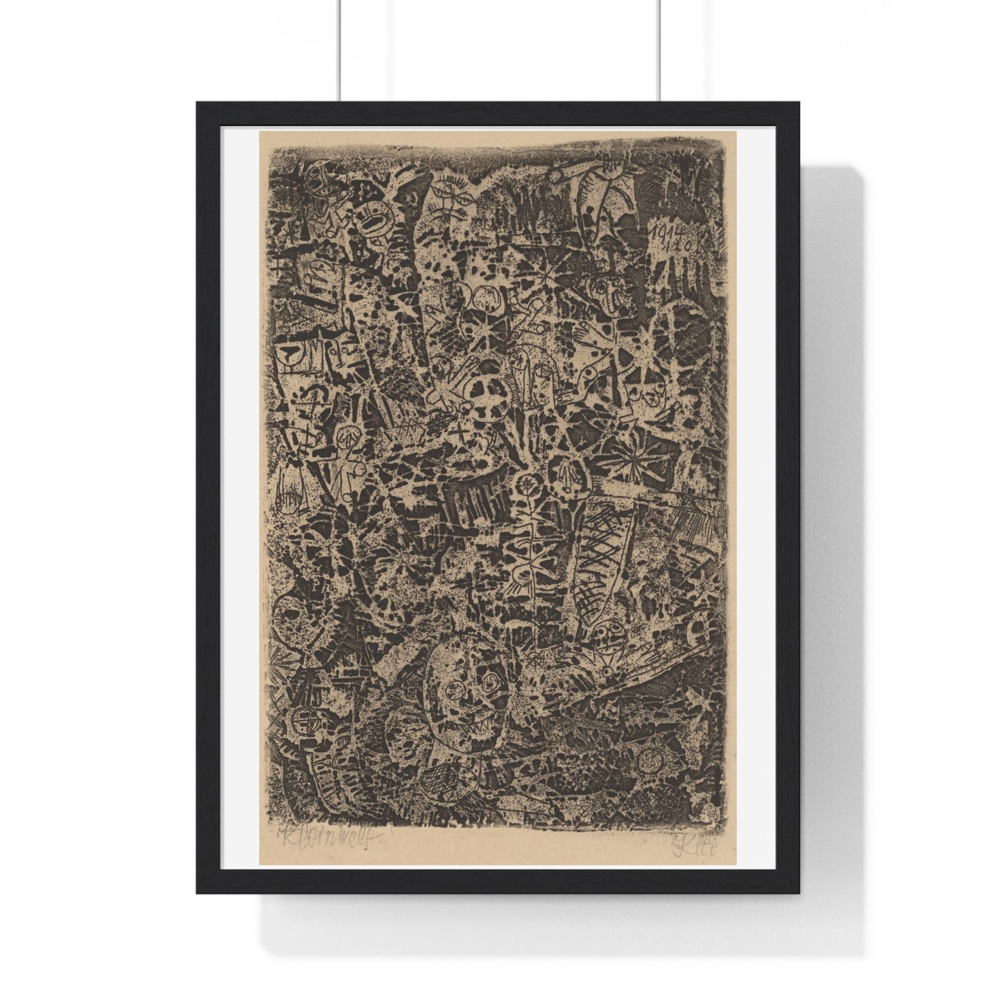 Small World (1914) by Paul Klee, from the Original, Framed Art Print