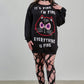 Banned Apparel Gothic Jumper Dress, Black Oversized Knit