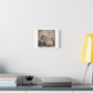 The Cantaloupe and the Antelope, Portrait Art 'Designed by AI', Print on Canvas