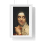 Crazy Nun, Surrealist Art, Large Decor Framed Print