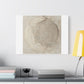 Quiet Limestone Orbit, Large Decor Art Print on Canvas