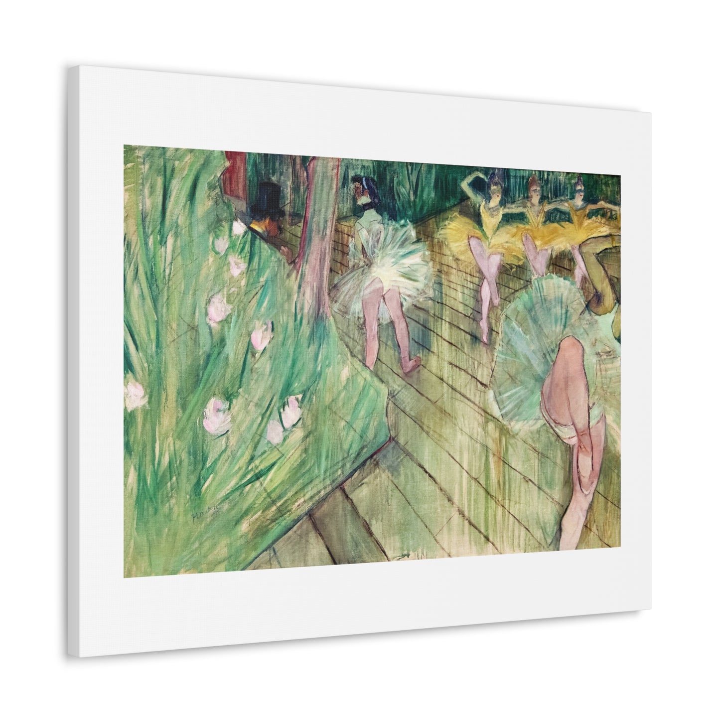 Ballet Scene (1886) by Henri de Toulouse–Lautrec, Canvas Art Print from the Original