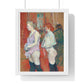 Rue des Moulins: The Medical Inspection (1894) by Henri Toulouse–Lautrec from the Original, Framed Art Print