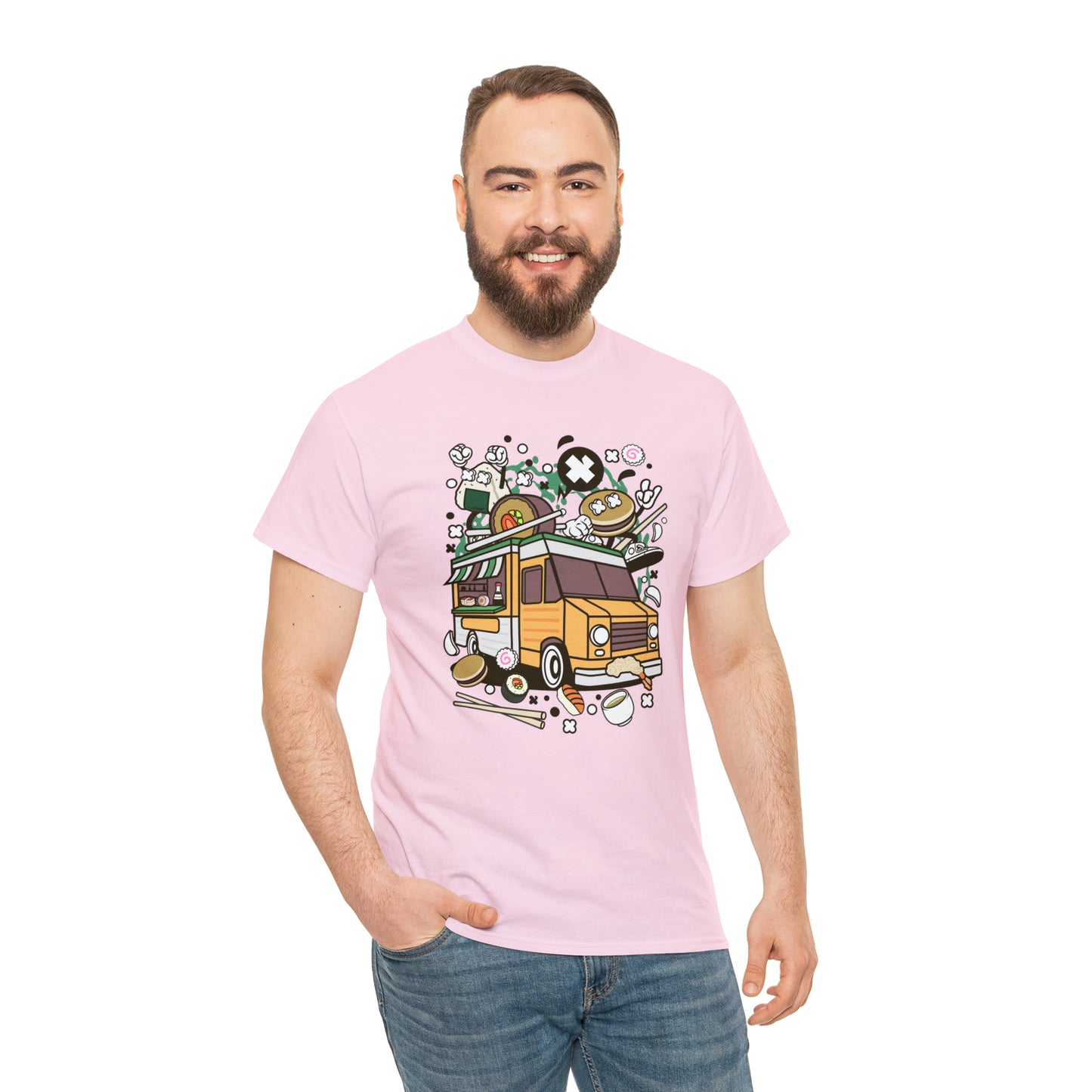 Japanese Food Van Cartoon T-Shirt