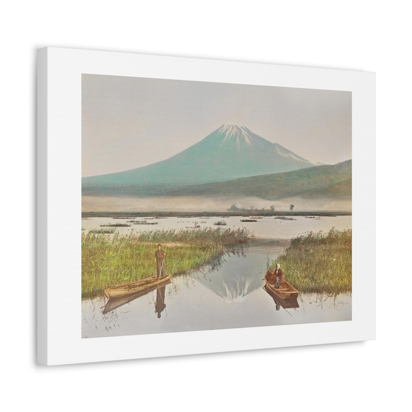 Mount Fuji as Seen from Kashiwabara (1897) by Kazumasa Ogawa Canvas Print from the Original