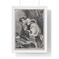 Saint Francis of Assisi in Ecstasy, from the Original Etching, Framed Art Print