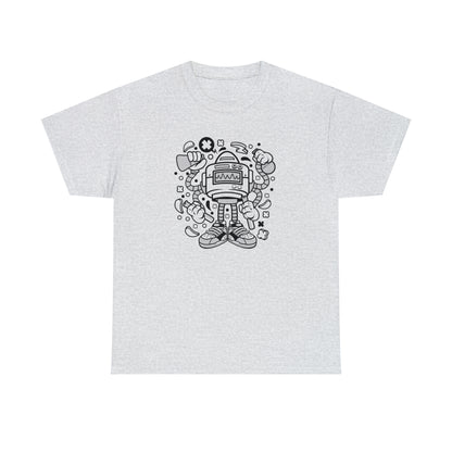 Lab Robot Monster Cartoon T-Shirt