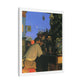 Café Art IV, Print on Satin Canvas, Stretched