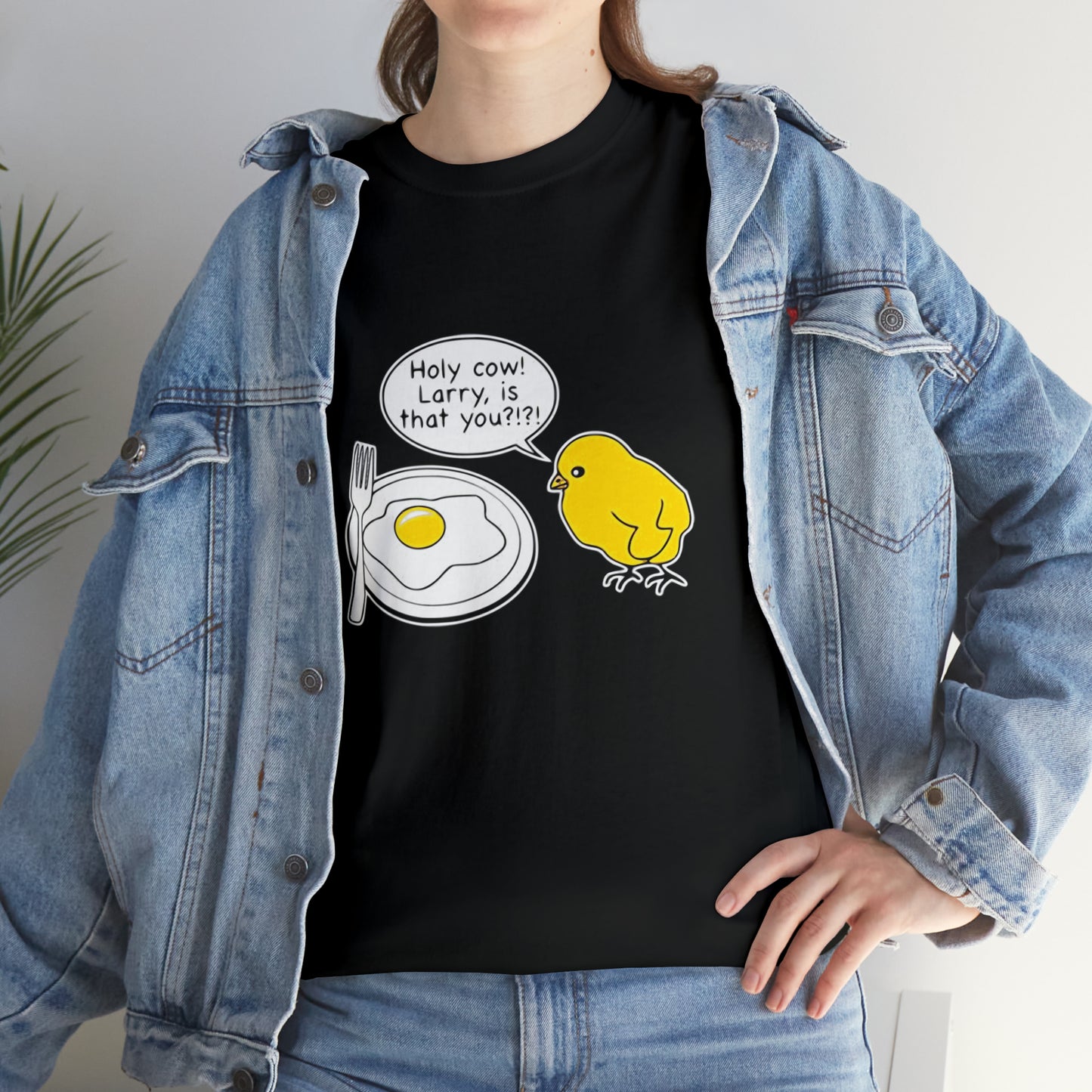 Chicken and the Egg Funny Cotton T-Shirt