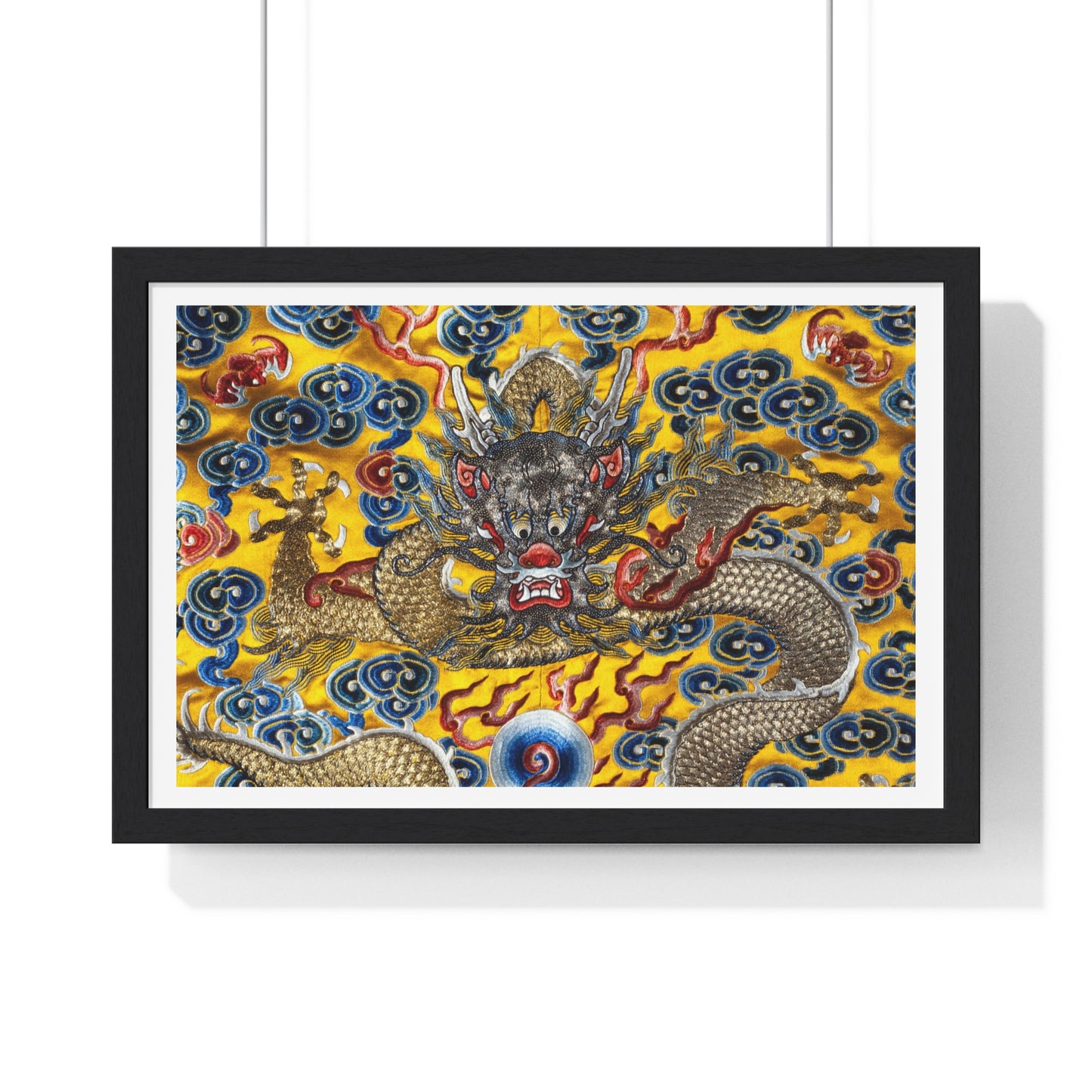 Artwork from Chinese Emperor’s Twelve-Symbol Festival Robe (1736–95) from the Original, Framed Art Print