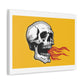 Speak Your Truth, Skull Graphic Art Print on Canvas