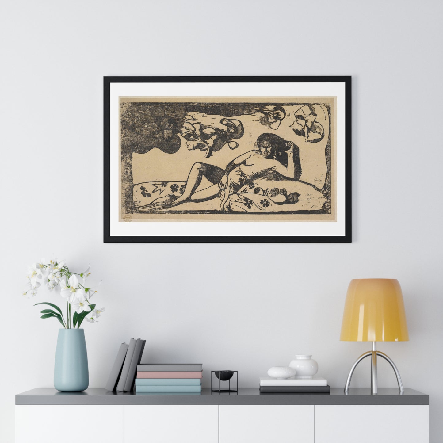 The Queen of Beauty 'Te Arii Vahine' (1898) by Paul Gauguin, from the Original, Framed Print