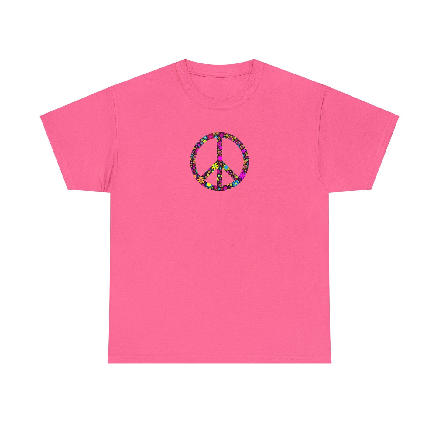 Love and Peace Design Psychedelic T-Shirt