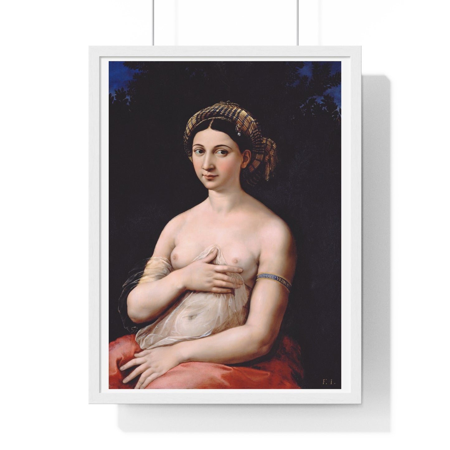 La Fornarina 'Portrait of a Young Woman' (1518-1519) by Raphael, from the Original Art Print on Canvas