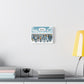 Looking for the Benefits of AI, Cartoon Art 'Designed by AI' Print on Canvas