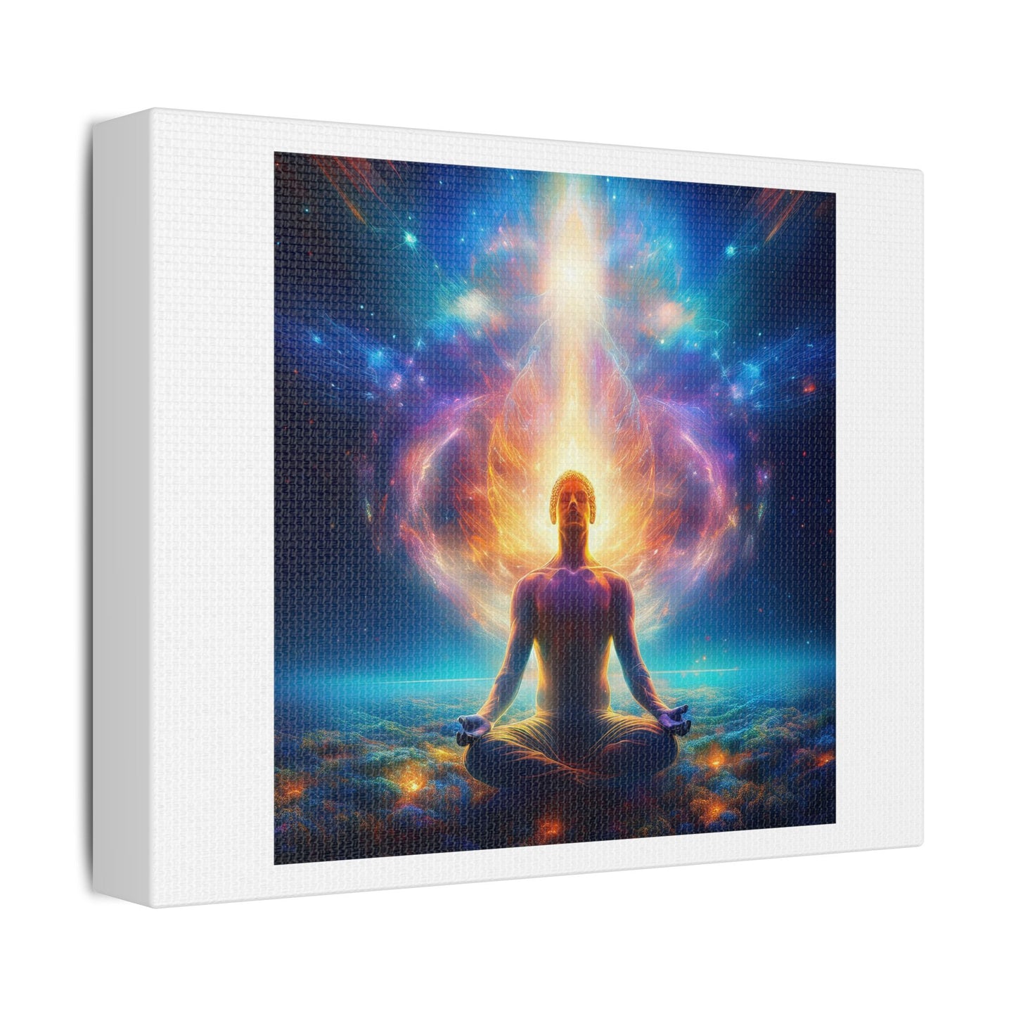 Healing Energy 'Designed by AI' Art Print on Canvas