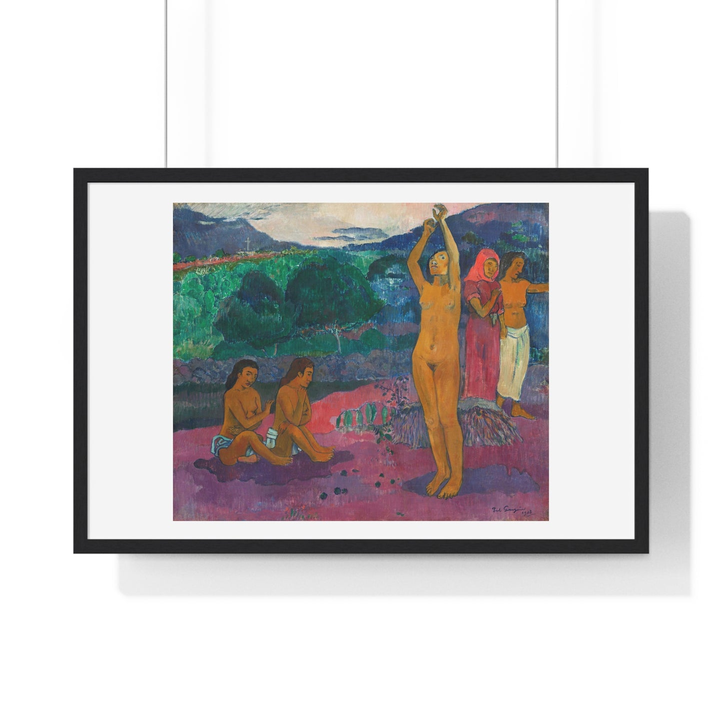 The Invocation (1903) by Paul Gauguin, from the Original, Framed Print