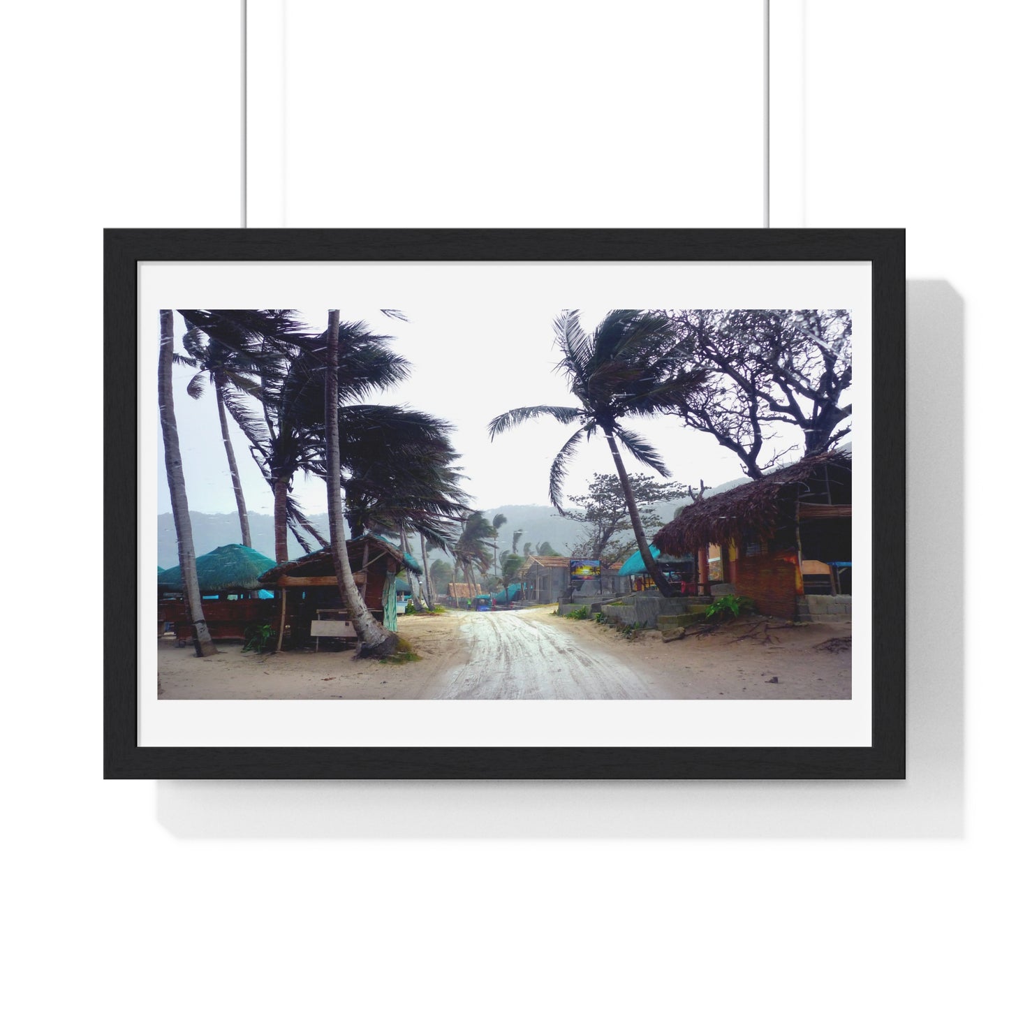 Approaching Storm, Philippines, Photographic Art, from the Original, Framed Print