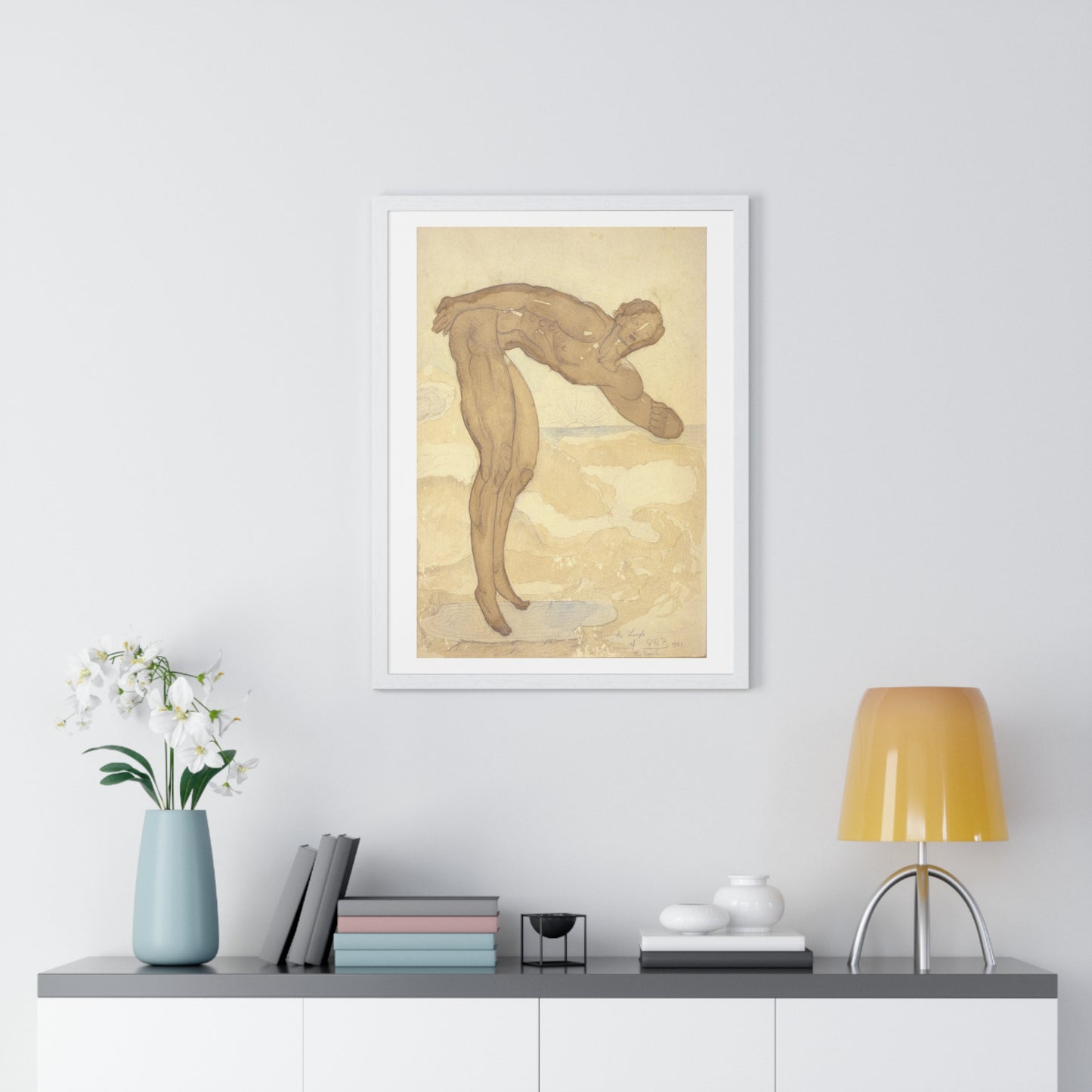 The Leap of the Soul (1921) by George Grey Barnard, from the Original, Framed Art Print