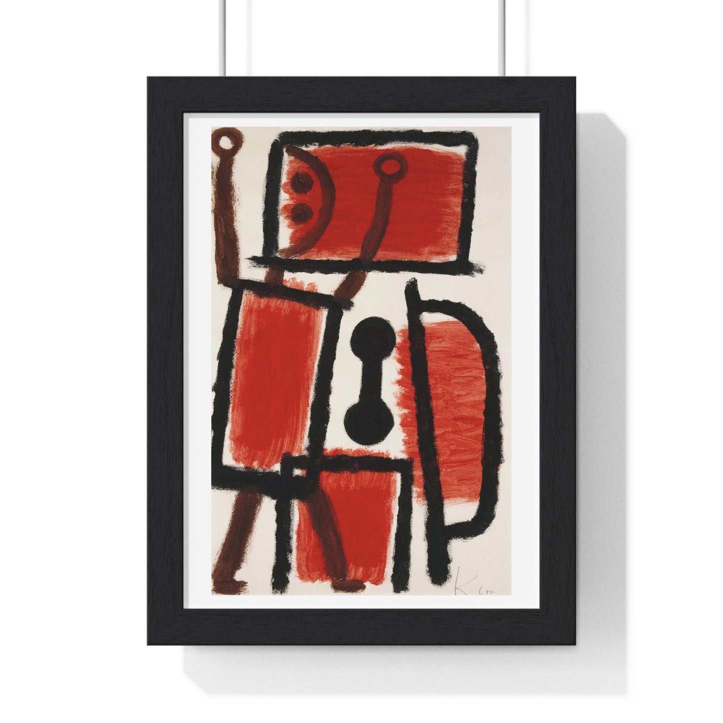 Locksmith (1940) by Paul Klee, from the Original, Framed Art Print