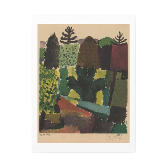 Park (1920) by Paul Klee, Canvas Art Print from the Original