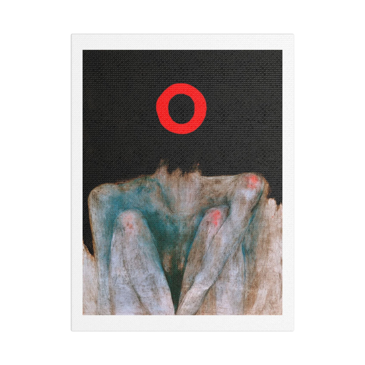Eclipse, Neo-Surrealism, Art Print on Satin Canvas, Stretched