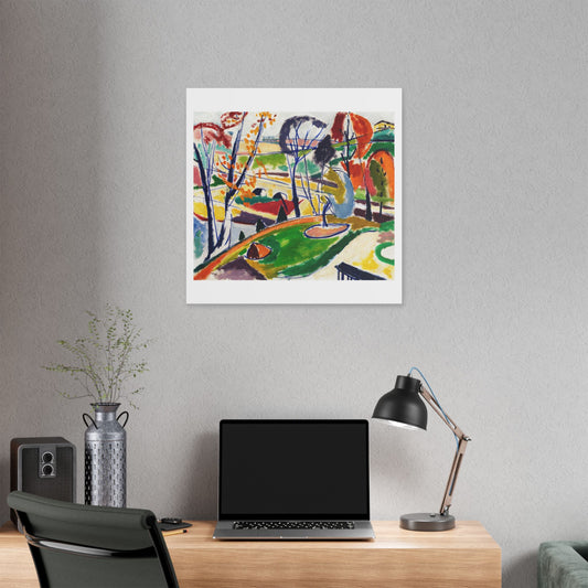Décor Plat (1915) by Henry Lyman Sayen, from the Original, Canvas Art Print