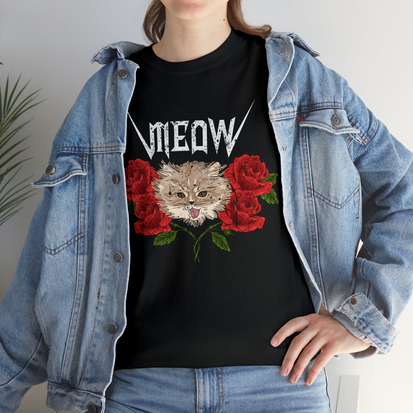 Meow! Cat Design T-Shirt