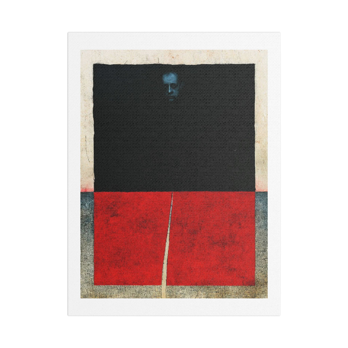 Darkness, Neo-Surrealism, Art Print on Satin Canvas, Stretched