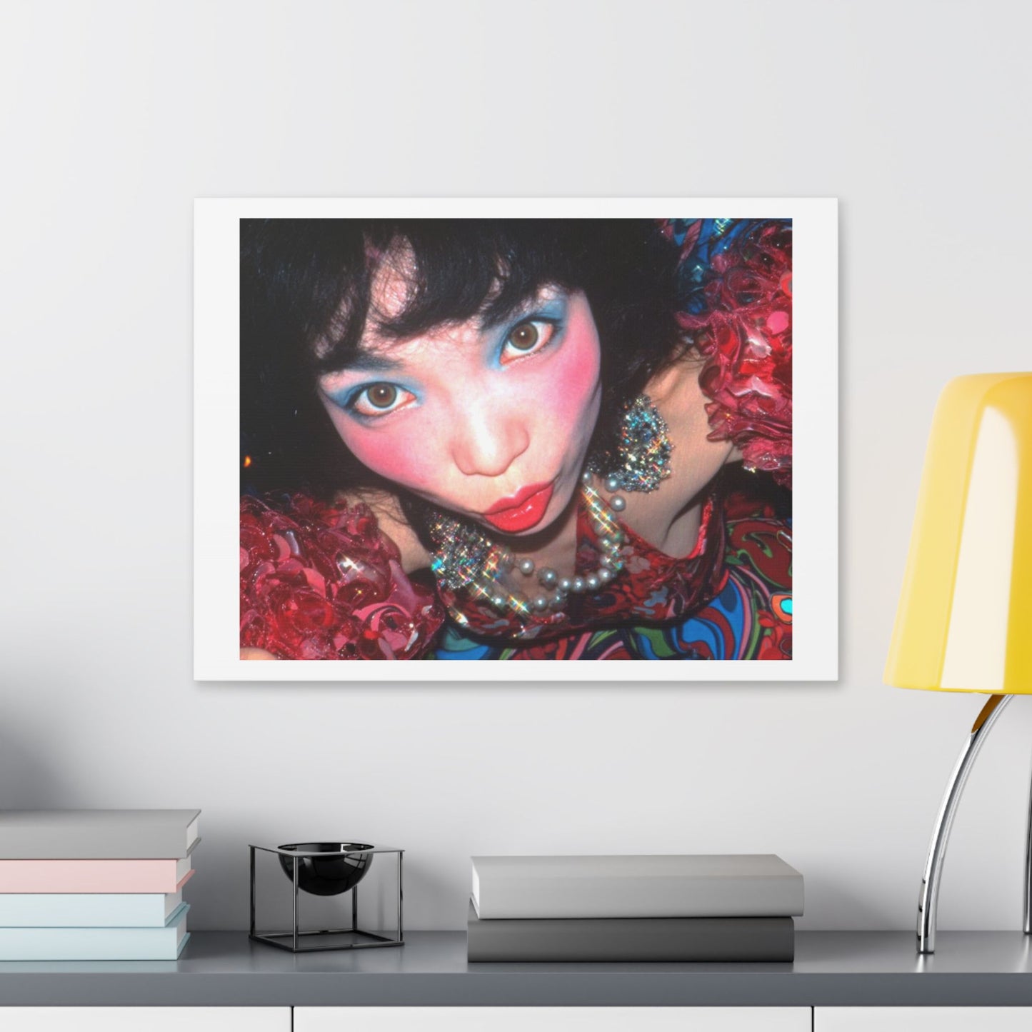Psychedelic Japan II Abstract Art 'Designed by 'AI Canvas Art Print