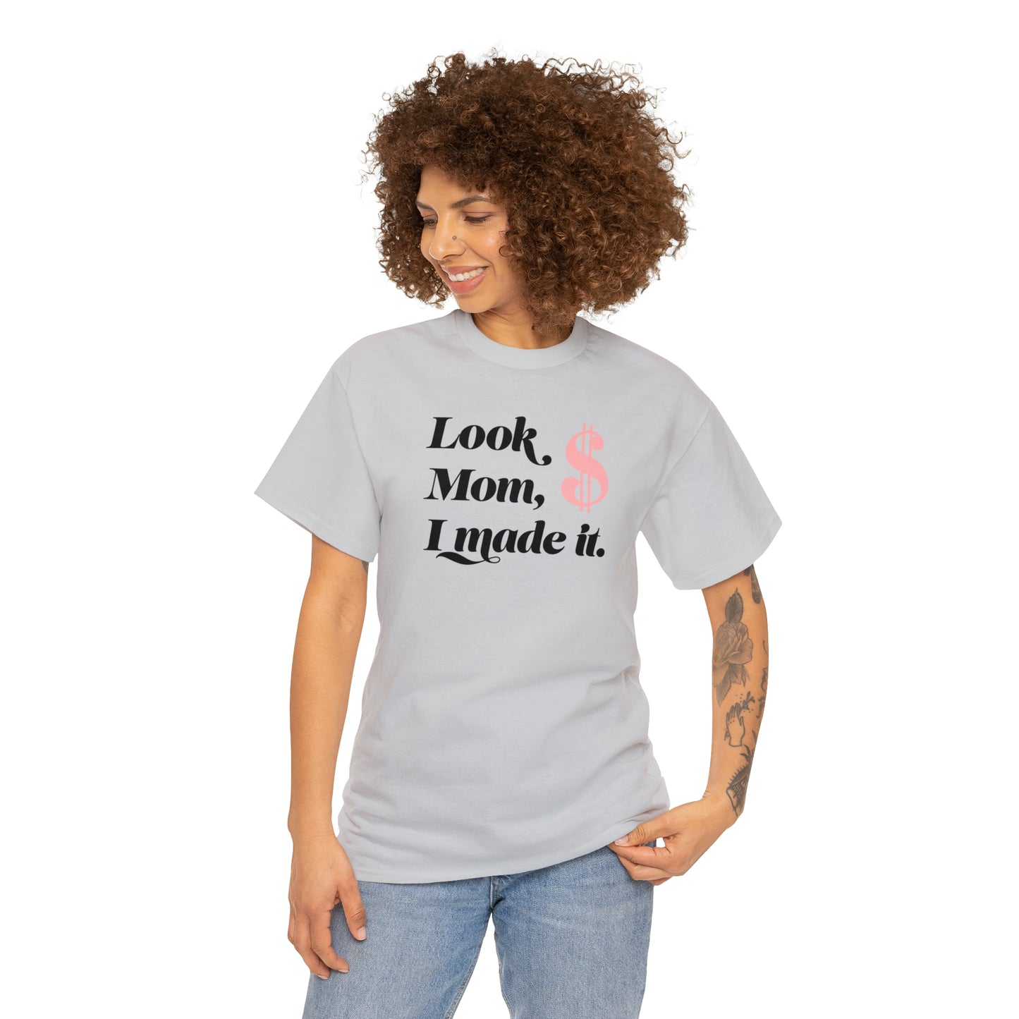 Look Mom I Made It! Girl Power Cotton T-Shirt