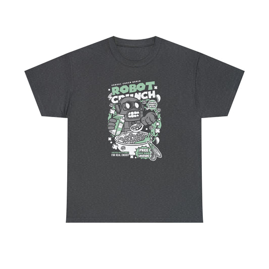 Robot Crunch Cartoon T-Shirt