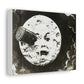 Frame from the 1902 French Silent Adventure Film 'A Trip to the Moon' (Le Voyage dans la Lune) Printed on Satin Canvas