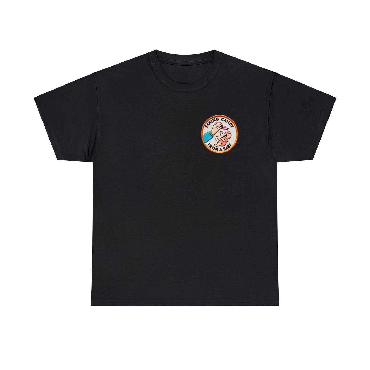 Boy Scout Badge, Funny T-Shirt 'Taking Candy from a Baby'