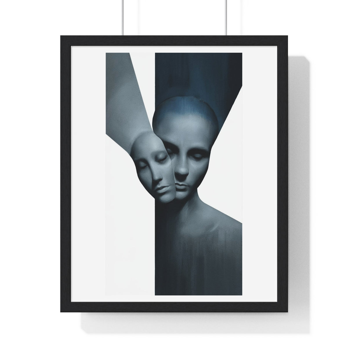 Two Women, Large Decor Art, Framed Print
