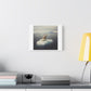 Arctic Adventure Dog, Surrealist Stretched Canvas Wall Art