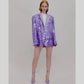 Loose Petal Sequins Women's Fashion Tuxedo, Glam Eveningwear