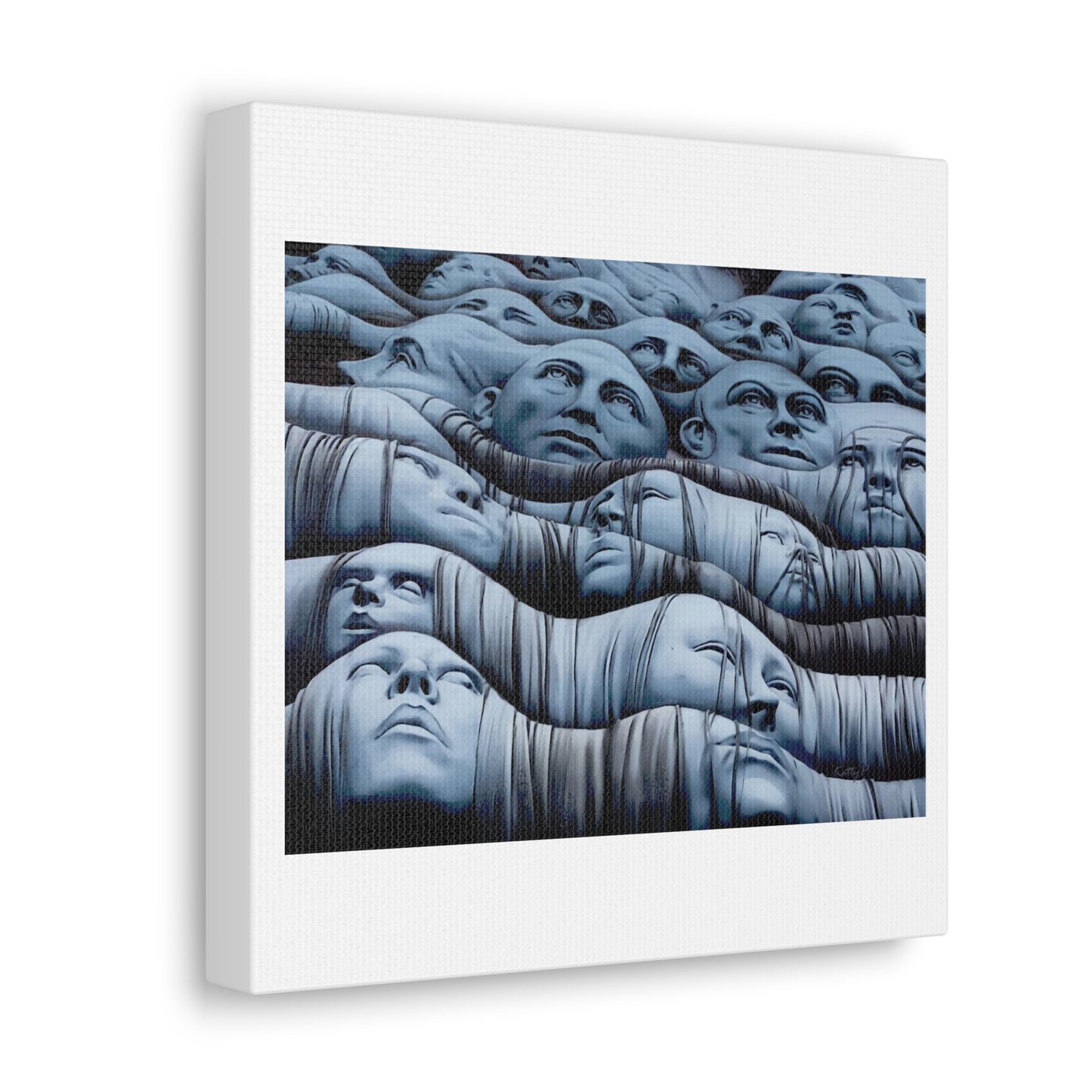 Bodies Identity 'Designed by AI' Art Print on Canvas, Stretched