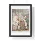 The Sculptor (Preparations for the Academy, Old Joseph Nollekens and his Venus) circa 1800 by Thomas Rowlandson, Framed Art Print