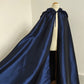 Tudor-Style Retro Large Loose Cape with Hood, Evening Stage Wear