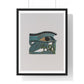 Wedjat Eye Amulet (circa 1070-664 BC) from the Original, Framed Art Print