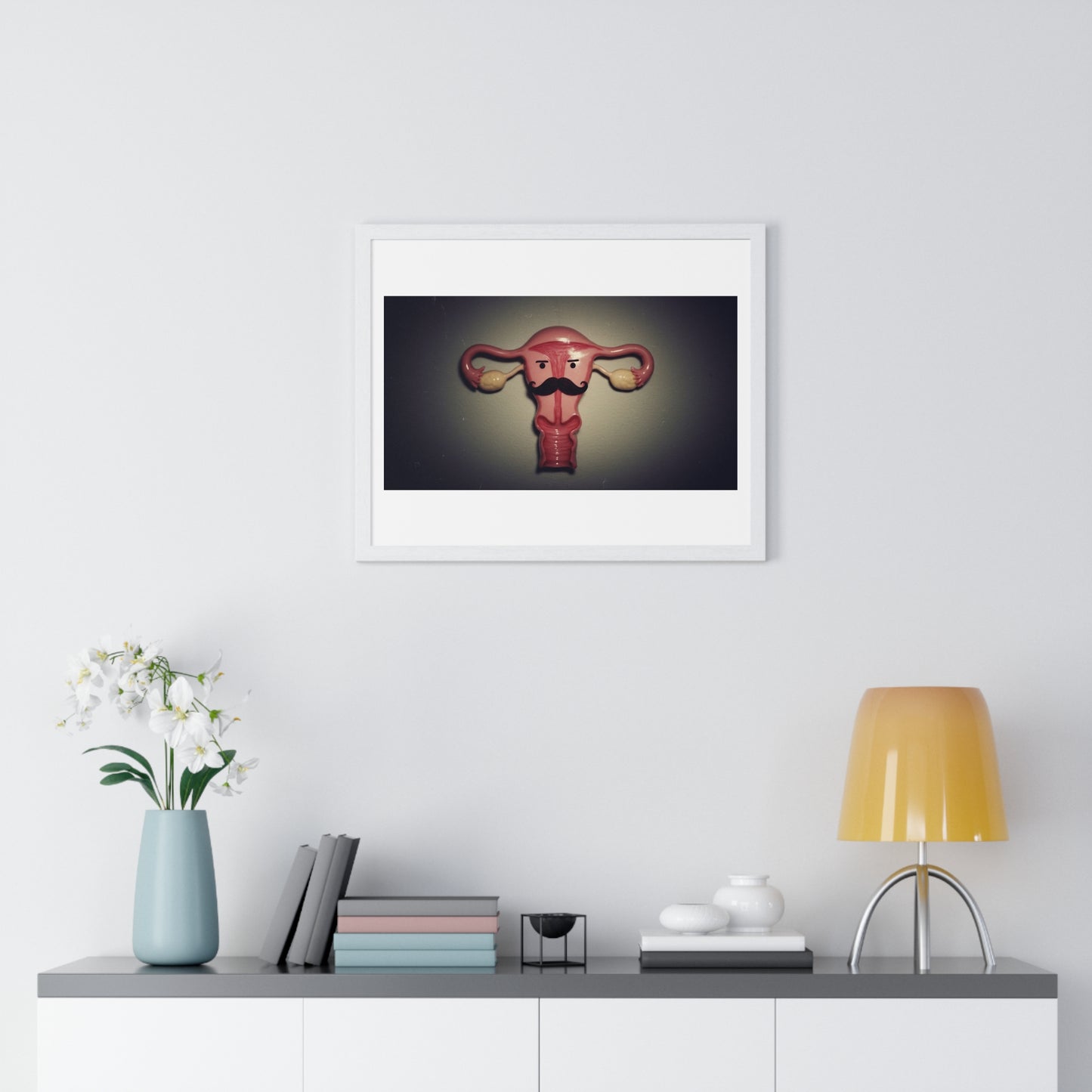 Reproduction Art 'Designed by AI' Framed Art Print