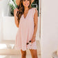 Lightweight Jacquard Dress with Pockets, Summer Sleeveless Cut-Out Beach Midi Dress