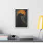 Endless Sadness Passing Through Nature, Oil on Canvas 'Designed by AI' Canvas Art Print