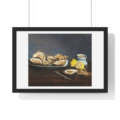 Oysters (1862) by Edouard Manet, from the Original, Framed Art Print